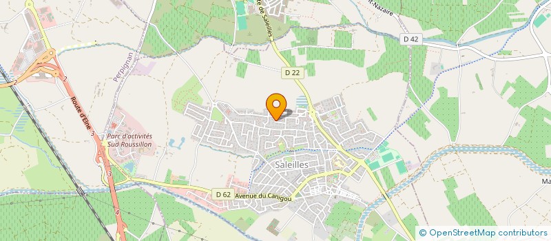 localisation de l'entreprise HOLDING FCI  SALEILLES