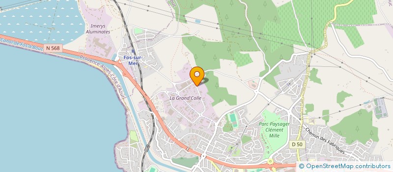 localisation de l'entreprise HOLDING FD  SAUSSET-LES-PINS