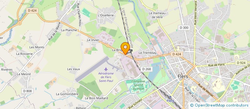 localisation de l'entreprise HOLDING FD à LA LANDE-PATRY