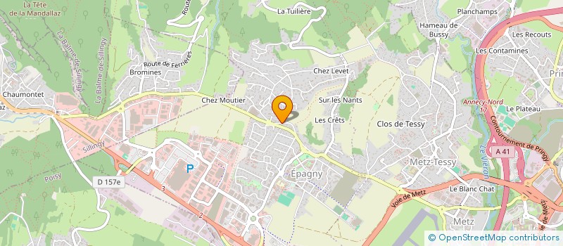 localisation de l'entreprise HOLDING FEBVRE à EPAGNY METZ-TESSY