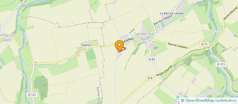 localisation de l'entreprise HOLDING FECB  LANDES-SUR-AJON