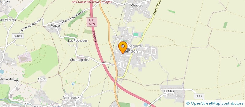 localisation de l'entreprise HOLDING FEEL GOOG CONCEPT  (FG CONCEPT)  BEAUREGARD-VENDON