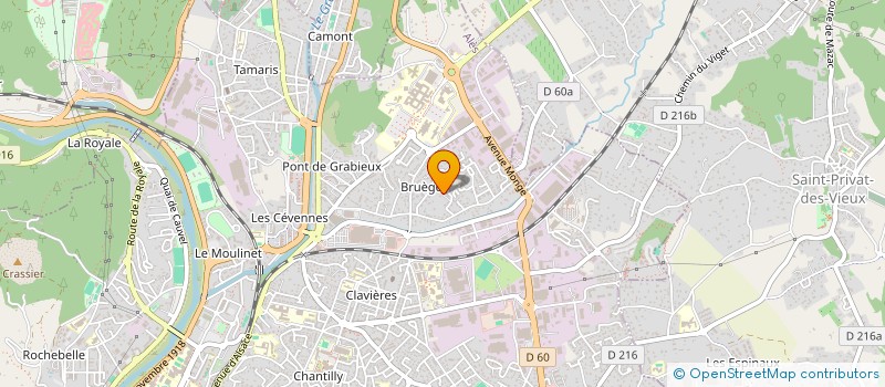 localisation de l'entreprise HOLDING FELGEIROLLES  ALES