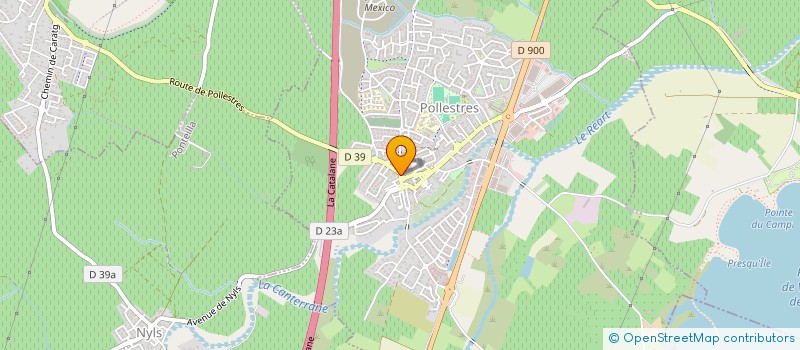 localisation de l'entreprise HOLDING FERRE  POLLESTRES