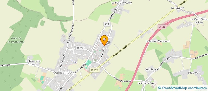 localisation de l'entreprise HOLDING FERREIRA  QUINCAMPOIX