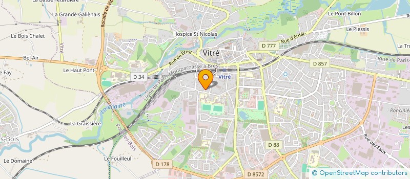 localisation de l'entreprise HOLDING FERRION à VITRE