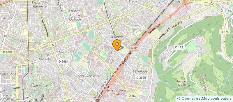 localisation de l'entreprise HOLDING FEUGERE à SAINT-MARTIN-D'HERES