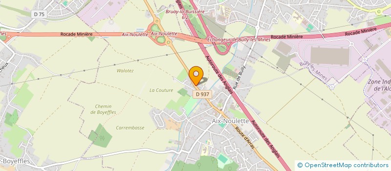 localisation de l'entreprise HOLDING FG  AIX-NOULETTE