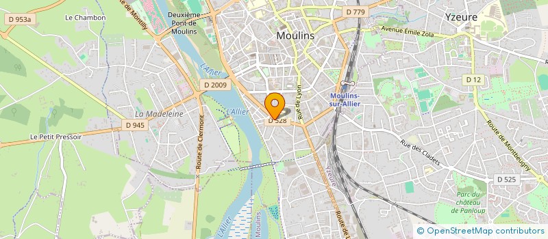 localisation de l'entreprise HOLDING FG à MOULINS