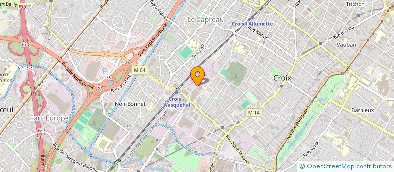 localisation de l'entreprise HOLDING FGC LA CHENAIE à CROIX