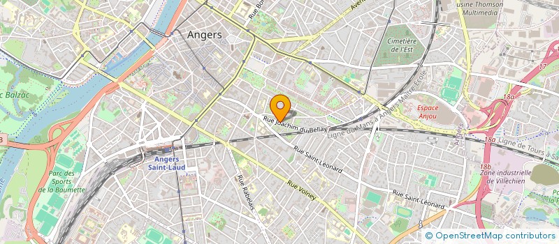 localisation de l'entreprise HOLDING FGF à ANGERS