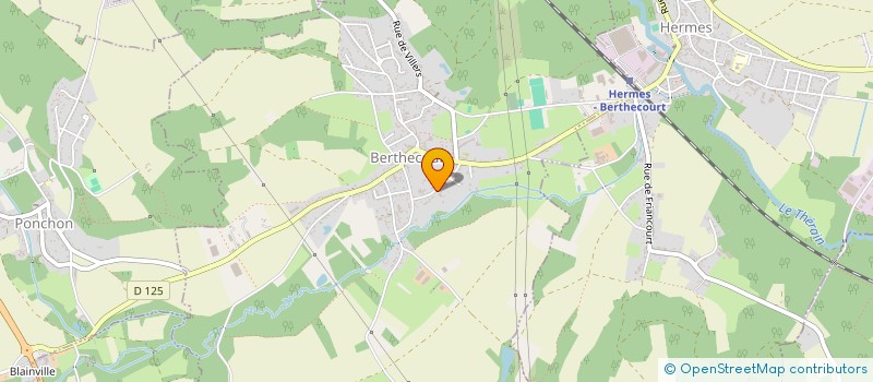 localisation de l'entreprise HOLDING FIDELIN  BERTHECOURT