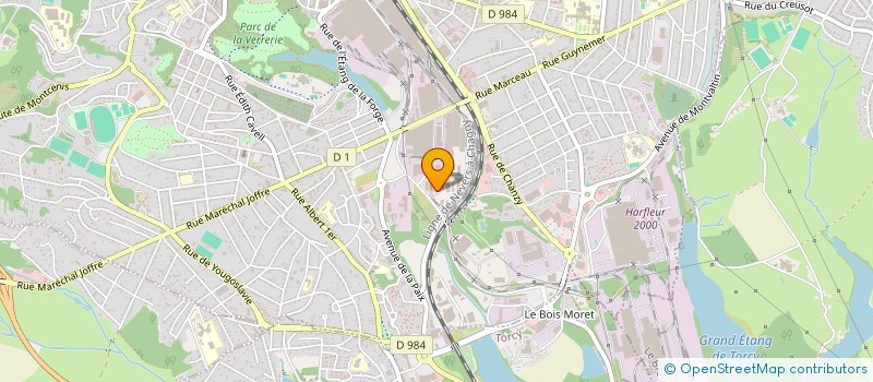 localisation de l'entreprise HOLDING FIFP à LE CREUSOT