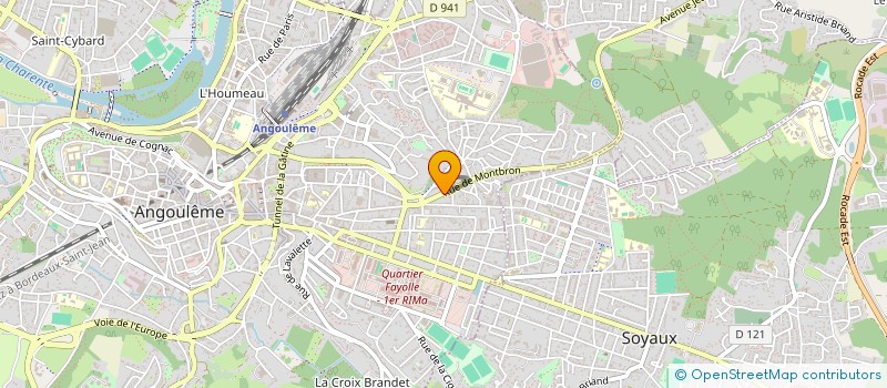 localisation de l'entreprise HOLDING FINANCIERE BECHON à ANGOULEME