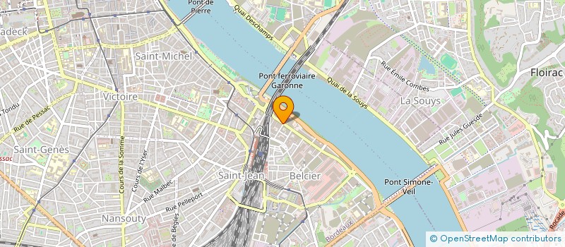 localisation de l'entreprise HOLDING FINANCIERE BELLAND  BORDEAUX