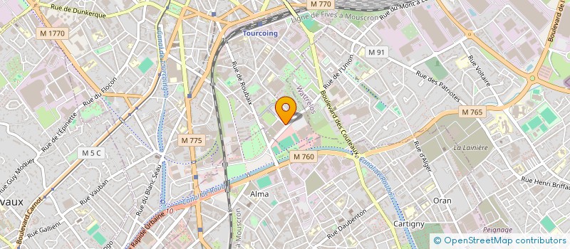 localisation de l'entreprise HOLDING FINANCIERE CIUCH à TOURCOING