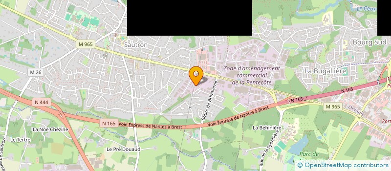 localisation de l'entreprise HOLDING FINANCIERE D'ETANCHEITE à SAUTRON