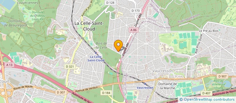 localisation de l'entreprise HOLDING FINANCIERE DE LA CELLE  MAISONS-LAFFITTE