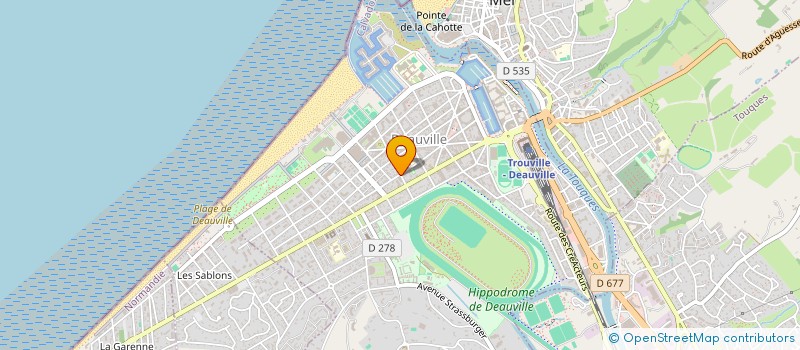 localisation de l'entreprise HOLDING FINANCIERE DECHAUX à DEAUVILLE