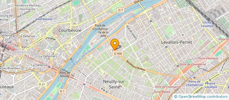 localisation de l'entreprise HOLDING FINANCIERE ET FONCIERE DU PATRIMOINE à NEUILLY-SUR-SEINE