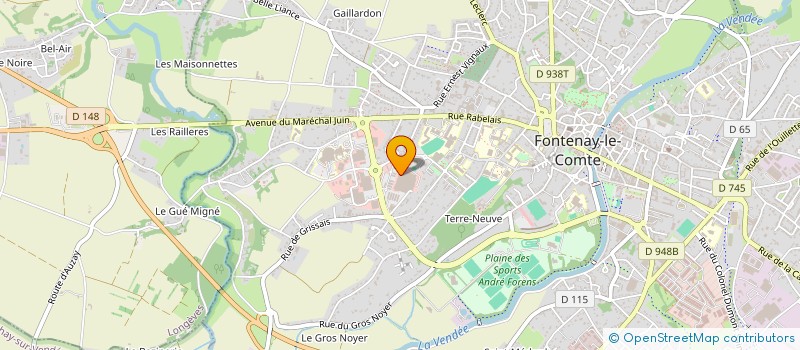 localisation de l'entreprise HOLDING FINANCIERE FONTENAISIENNE à FONTENAY-LE-COMTE