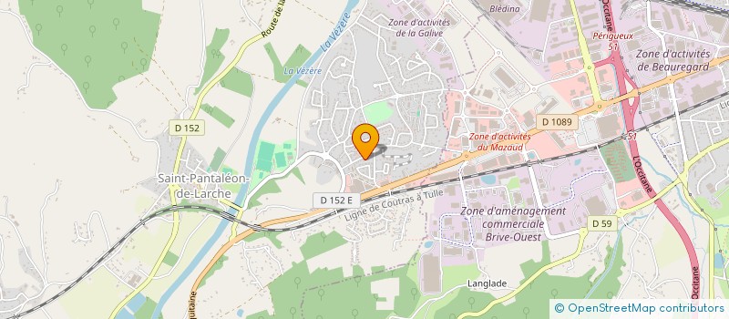 localisation de l'entreprise HOLDING FINANCIERE G.F  SAINT-PANTALEON-DE-LARCHE