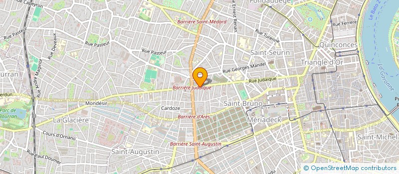 localisation de l'entreprise HOLDING FINANCIERE GOURLAOUEN  BORDEAUX