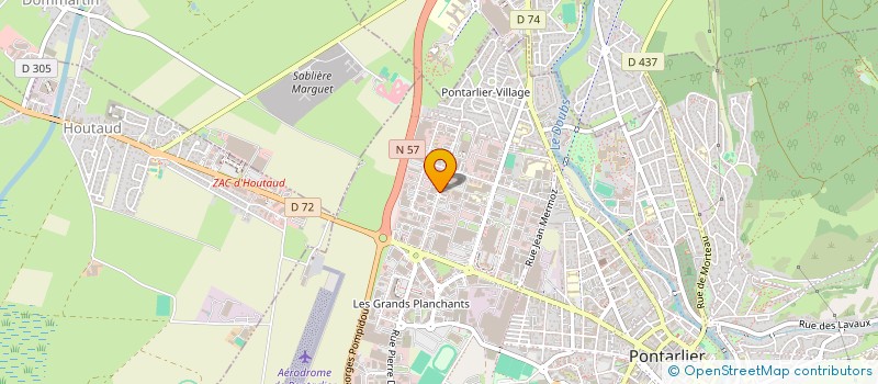 localisation de l'entreprise HOLDING FINANCIERE JEAN-PAUL DE GIORGI  PONTARLIER