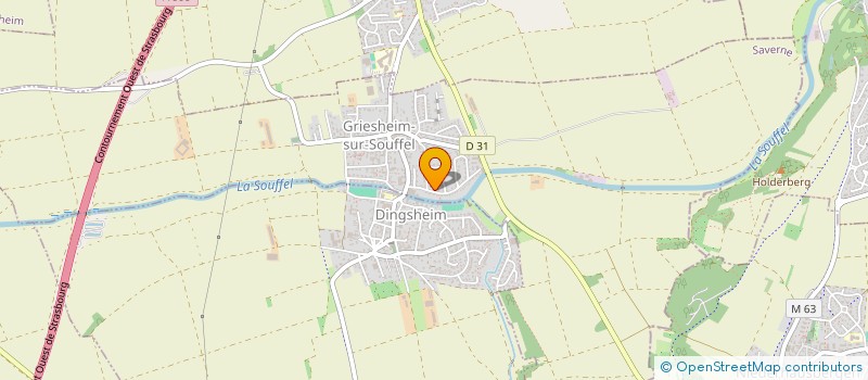 localisation de l'entreprise HOLDING FINANCIERE KOEDO  WIWERSHEIM