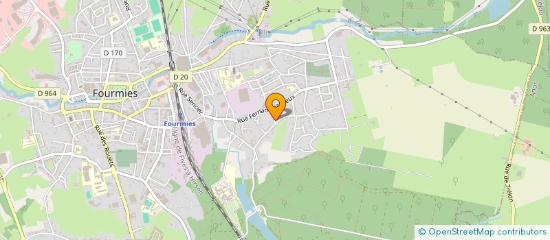 localisation de l'entreprise HOLDING FINANCIERE MEUNIER  FOURMIES