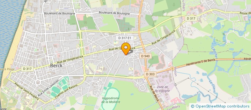 localisation de l'entreprise HOLDING FINANCIERE NORD ENSEIGNE  BERCK