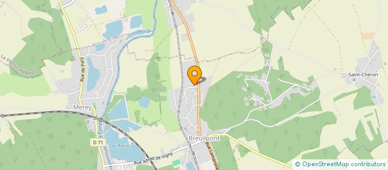 localisation de l'entreprise HOLDING FINANCIERE NORMANDE à BREUILPONT