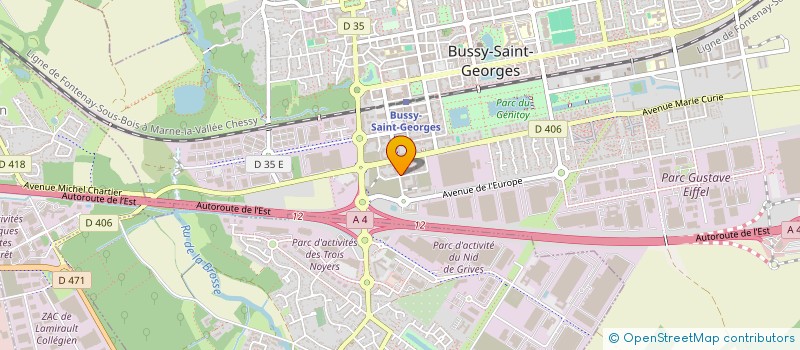 localisation de l'entreprise HOLDING FINANCIERE S à BUSSY-SAINT-GEORGES