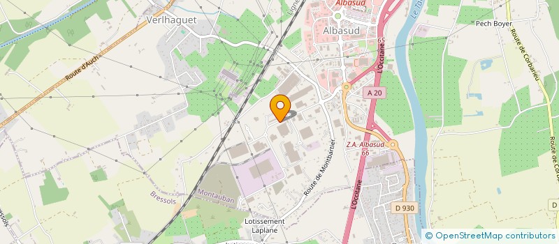 localisation de l'entreprise HOLDING FINANCIERE SALCEVERT  MONTAUBAN