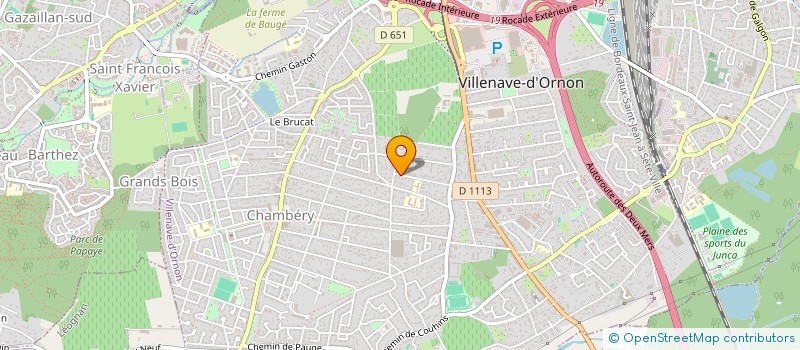 localisation de l'entreprise HOLDING FINANCIERE SUBIRANIN  VILLENAVE-D'ORNON