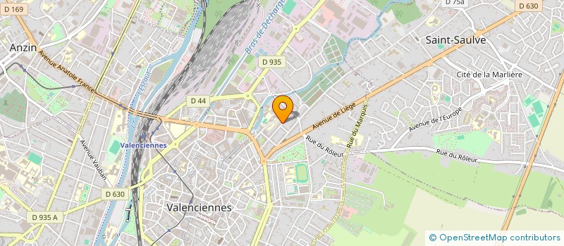 localisation de l'entreprise HOLDING FINANCIERE XIE  VALENCIENNES