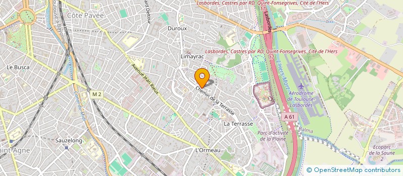 localisation de l'entreprise HOLDING FIRMIS  TOULOUSE