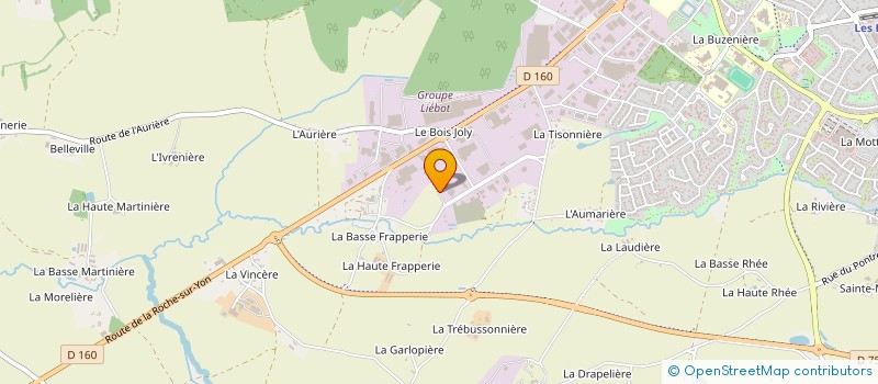 localisation de l'entreprise HOLDING FJD à LES HERBIERS