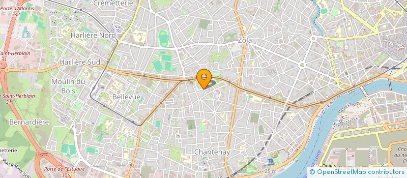 localisation de l'entreprise HOLDING FLAMME à NANTES