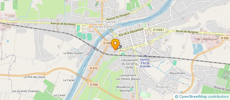 localisation de l'entreprise HOLDING FLAYAC  PINEUILH