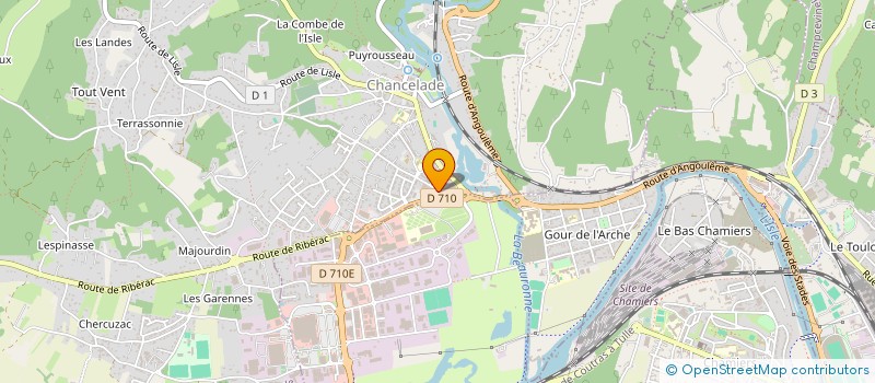 localisation de l'entreprise HOLDING FLEUR DE ROSE  CHANCELADE