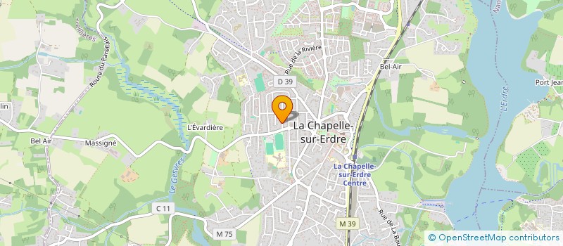 localisation de l'entreprise HOLDING FLEURY à LA CHAPELLE-SUR-ERDRE