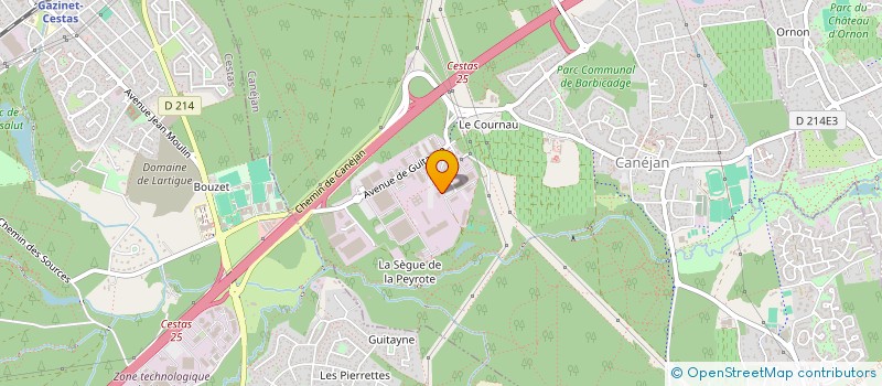 localisation de l'entreprise HOLDING FLORIAN GAZEAU à CANEJAN