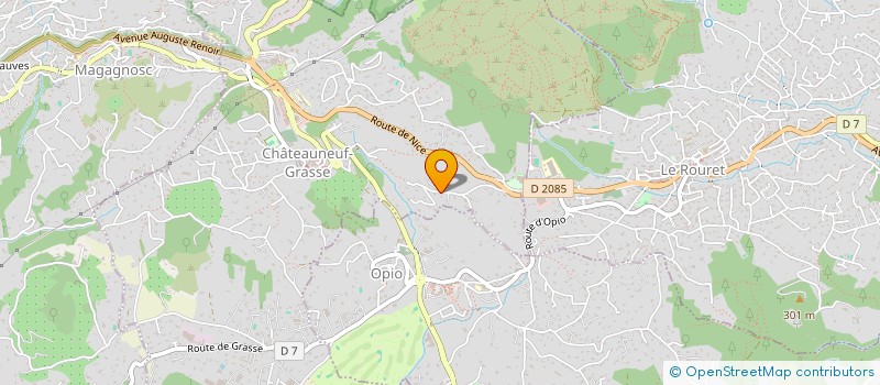 localisation de l'entreprise HOLDING FLORIAN PICARD  CHATEAUNEUF-GRASSE