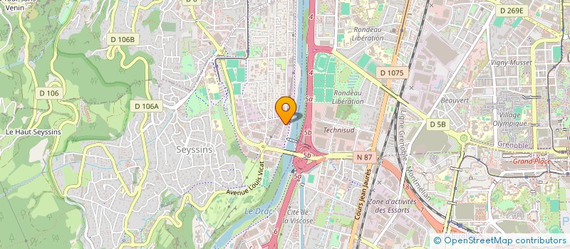 localisation de l'entreprise HOLDING FLORIAN RUGA  SEYSSINS