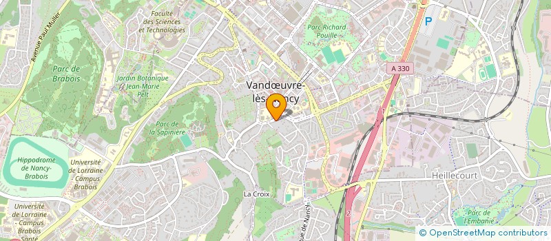 localisation de l'entreprise HOLDING FM2M  VANDUVRE-LES-NANCY