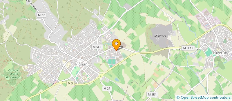 localisation de l'entreprise HOLDING FMI à PIGNAN
