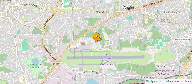 localisation de l'entreprise HOLDING FOCH 64  ANGLET