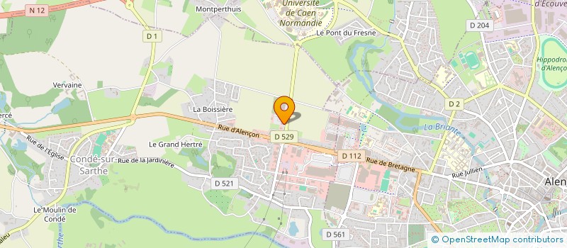 localisation de l'entreprise HOLDING FOLLET-LOUVEAU à CONDE-SUR-SARTHE