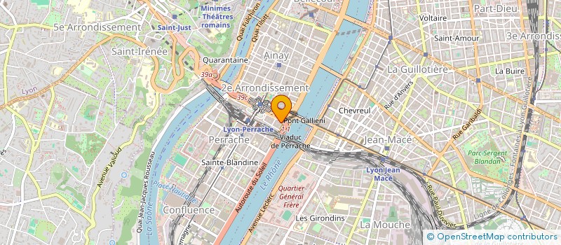 localisation de l'entreprise HOLDING FONCIERE ET FINANCIERE SATRE à LYON